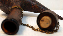Load image into Gallery viewer, Vintage Porron Jeype Leather Glass Decanter Wine Carafe Barware