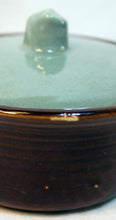 Load image into Gallery viewer, 4 Red Wing Village Green Handled Mini Covered  Casserole Soup