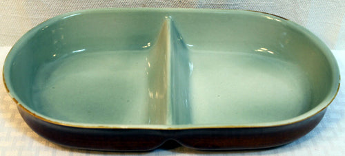 Red Wing Pottery Village Green Vegetable Dish