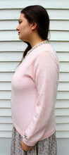 Load image into Gallery viewer, 50&#39;s 60&#39;s  Beaded Rhinestone Vintage Sweater M