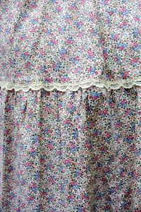 Vintage Jessica's Gunnies Gunne Sax Floral Pheasant Skirt 11
