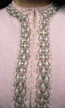Load image into Gallery viewer, 50&#39;s 60&#39;s  Beaded Rhinestone Vintage Sweater M