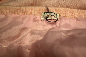 50's 60's  Beaded Rhinestone Vintage Sweater M