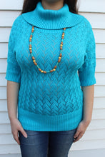 Load image into Gallery viewer, NOS Michael Kors Blue Knit Sweater XS/XP