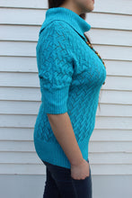 Load image into Gallery viewer, NOS Michael Kors Blue Knit Sweater XS/XP