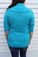 Load image into Gallery viewer, NOS Michael Kors Blue Knit Sweater XS/XP