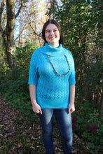 Load image into Gallery viewer, NOS Michael Kors Blue Knit Sweater XS/XP