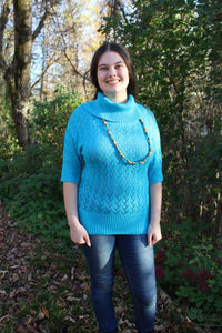 NOS Michael Kors Blue Knit Sweater XS/XP